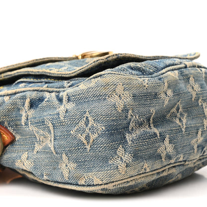 Denim Camera Bag Blue