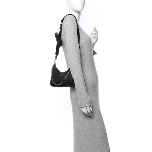 Nylon Re-Edition 2005 Shoulder Bag Black