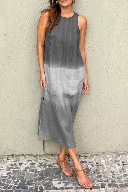 Vestido cómodo con degradado elegante