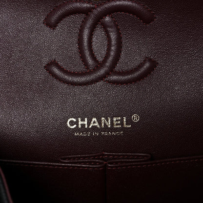 Caviar Quilted Small Double Flap Black