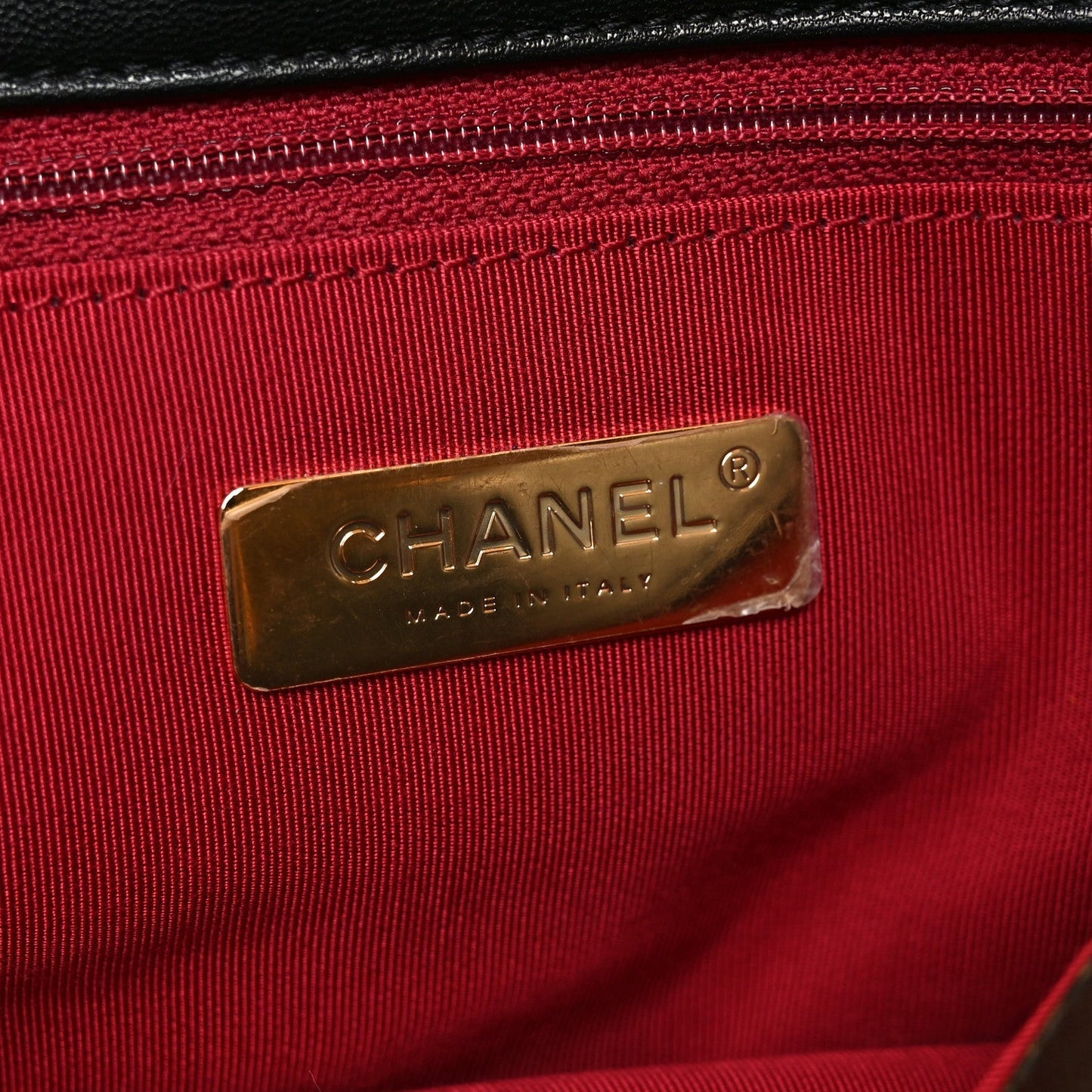 Goatskin Quilted Maxi Chanel 19 Flap Black