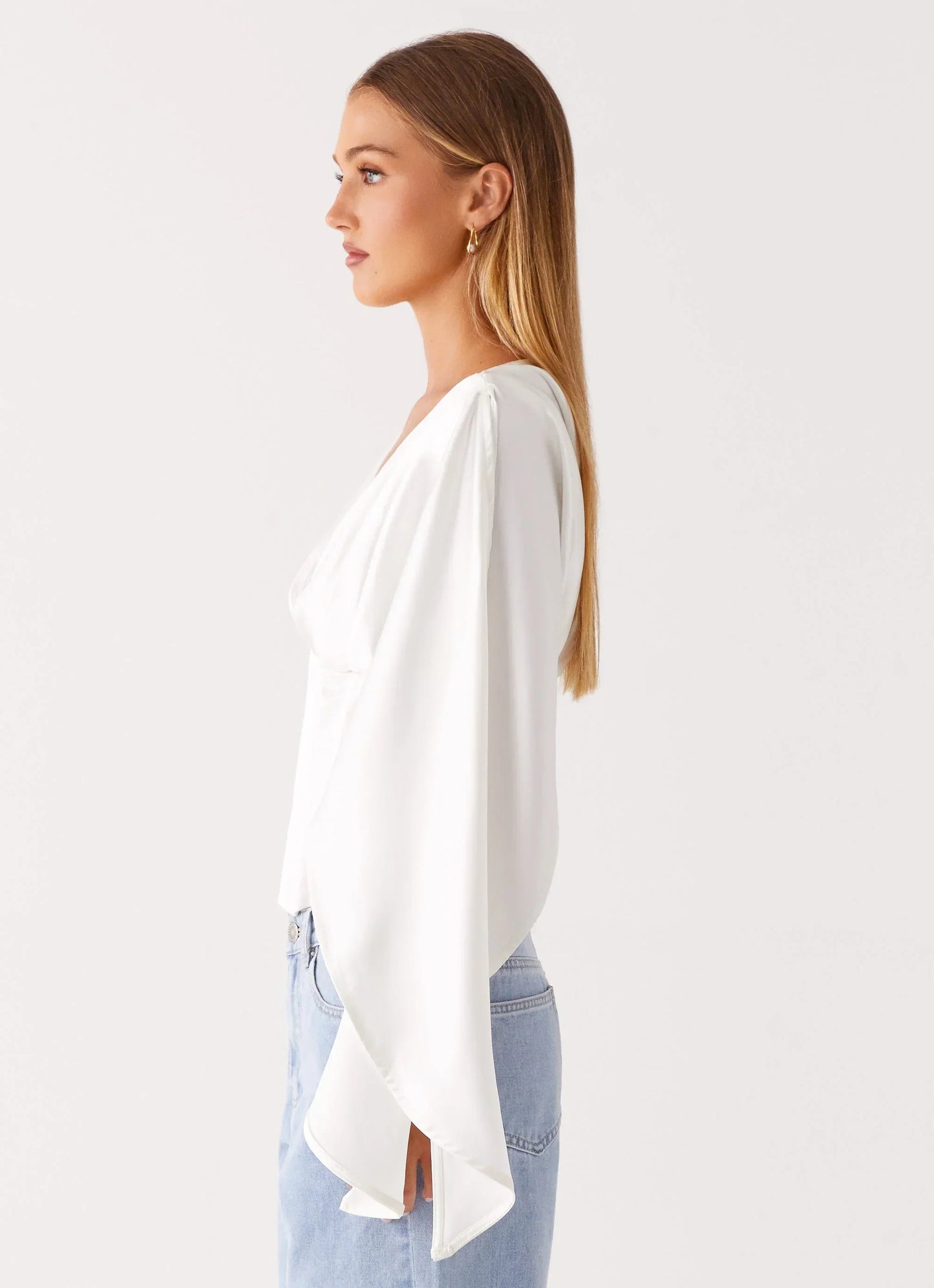 Jennifer Long Sleeve Corset - Ivory