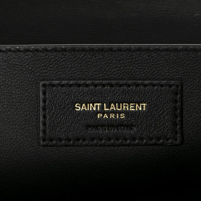 Lambskin Matelasse Monogram Large Jamie 4.3 Black