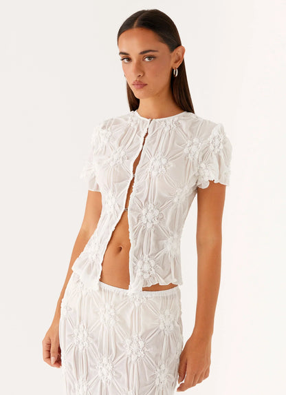 Effortlessly Top - Ivory
