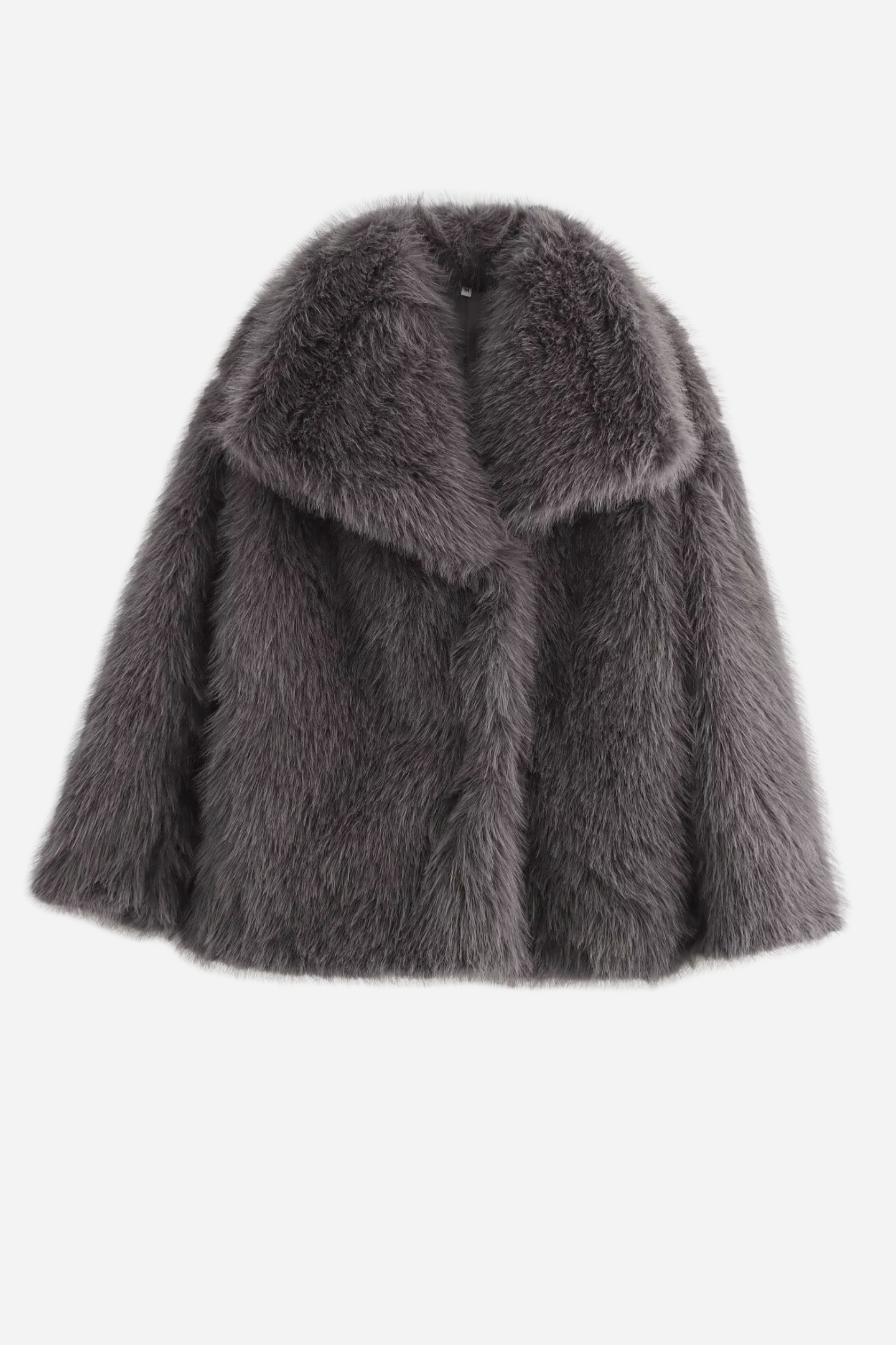Chaqueta con cuello chal de piel sintética Lucy 