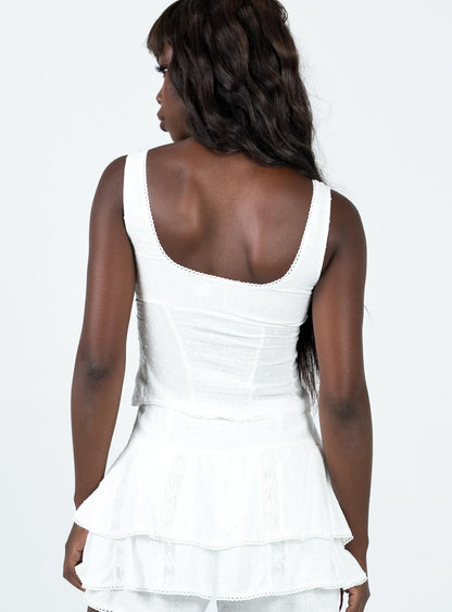 Cheyla Top White