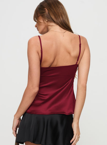 Gunnar Top Burgundy