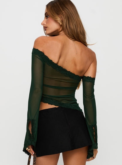 Empty Space Top Forest Green