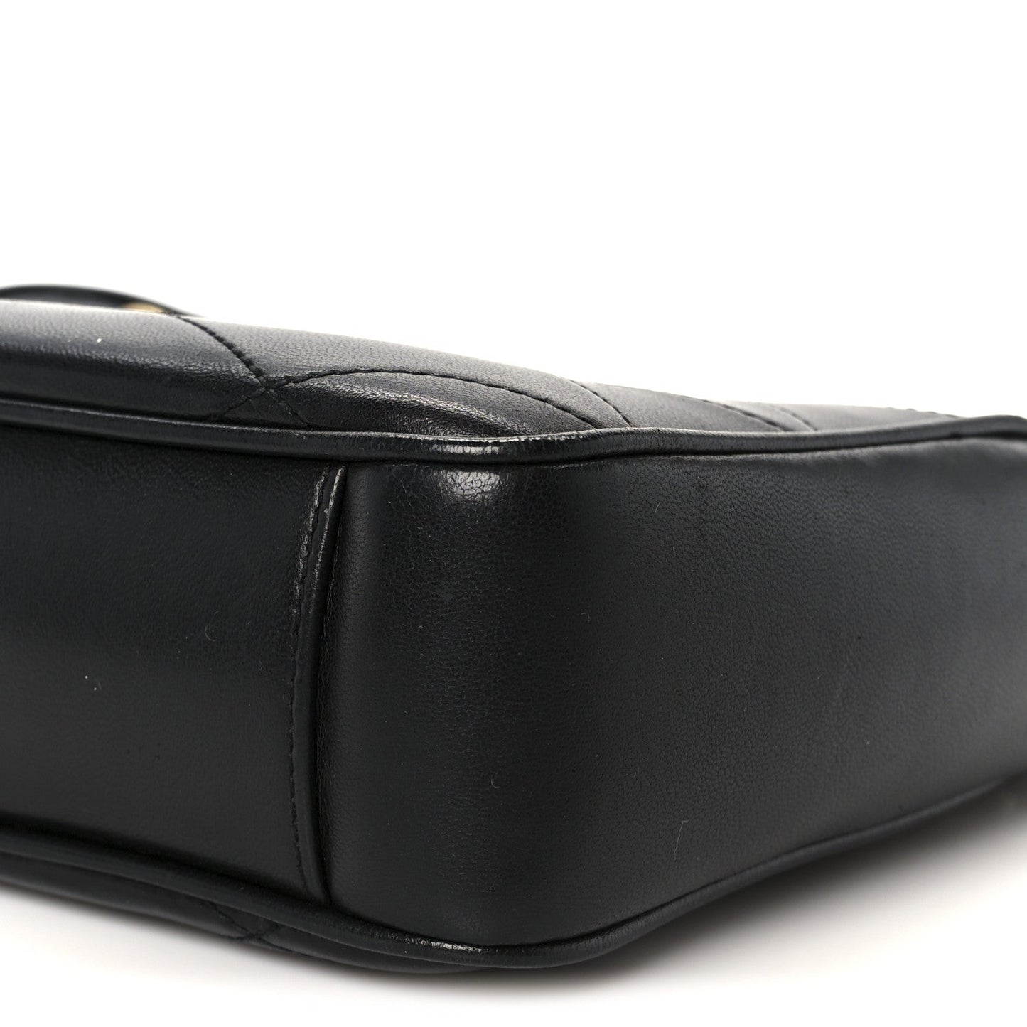 Lambskin Quilted Le Maillon Chain Strap Crossbody Black