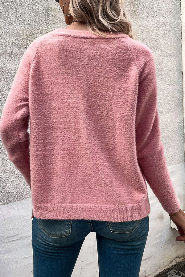 Chaqueta tipo cárdigan con botones sencillos