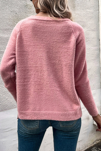 Chaqueta tipo cárdigan con botones sencillos