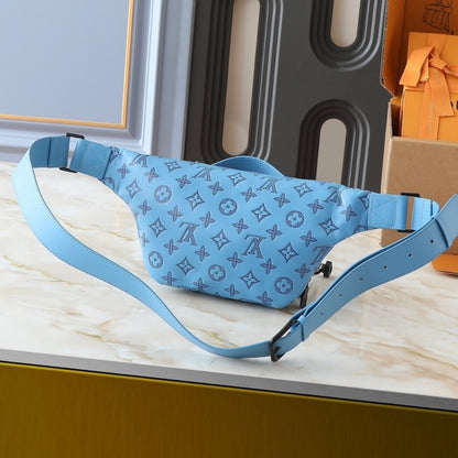 LOUIS VUITTON RUSH BUMBAG BLUE 30CM