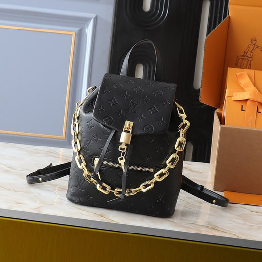 LOUIS VUITTON COUSSIN BACKPACK MINI BLACK 21CM M13387