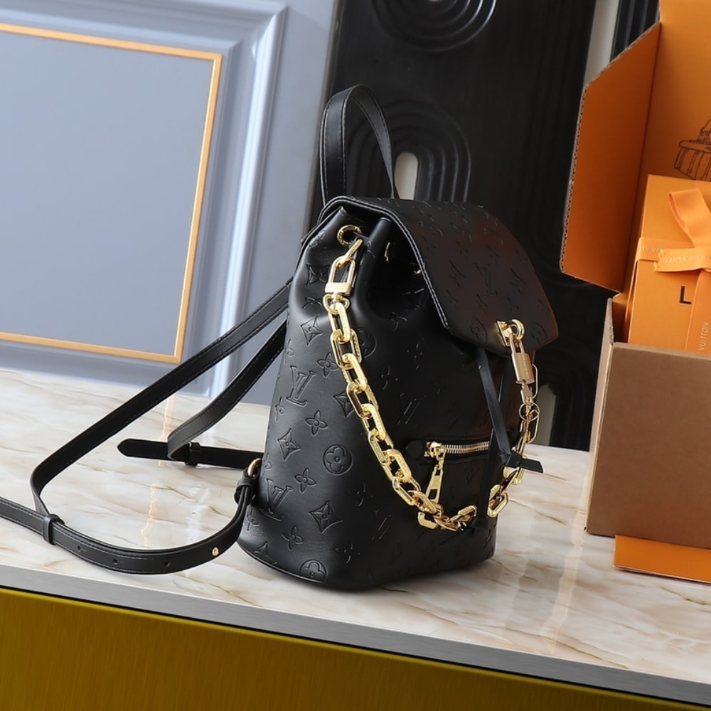 LOUIS VUITTON COUSSIN BACKPACK MINI BLACK 21CM M13387