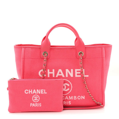 Mixed Fibers Small Deauville Tote  Pink