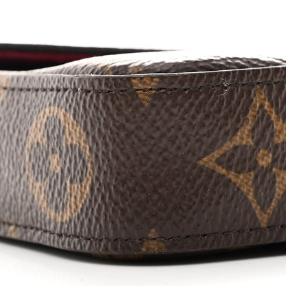 Monogram Pochette Felicie Chain Wallet Fuchsia