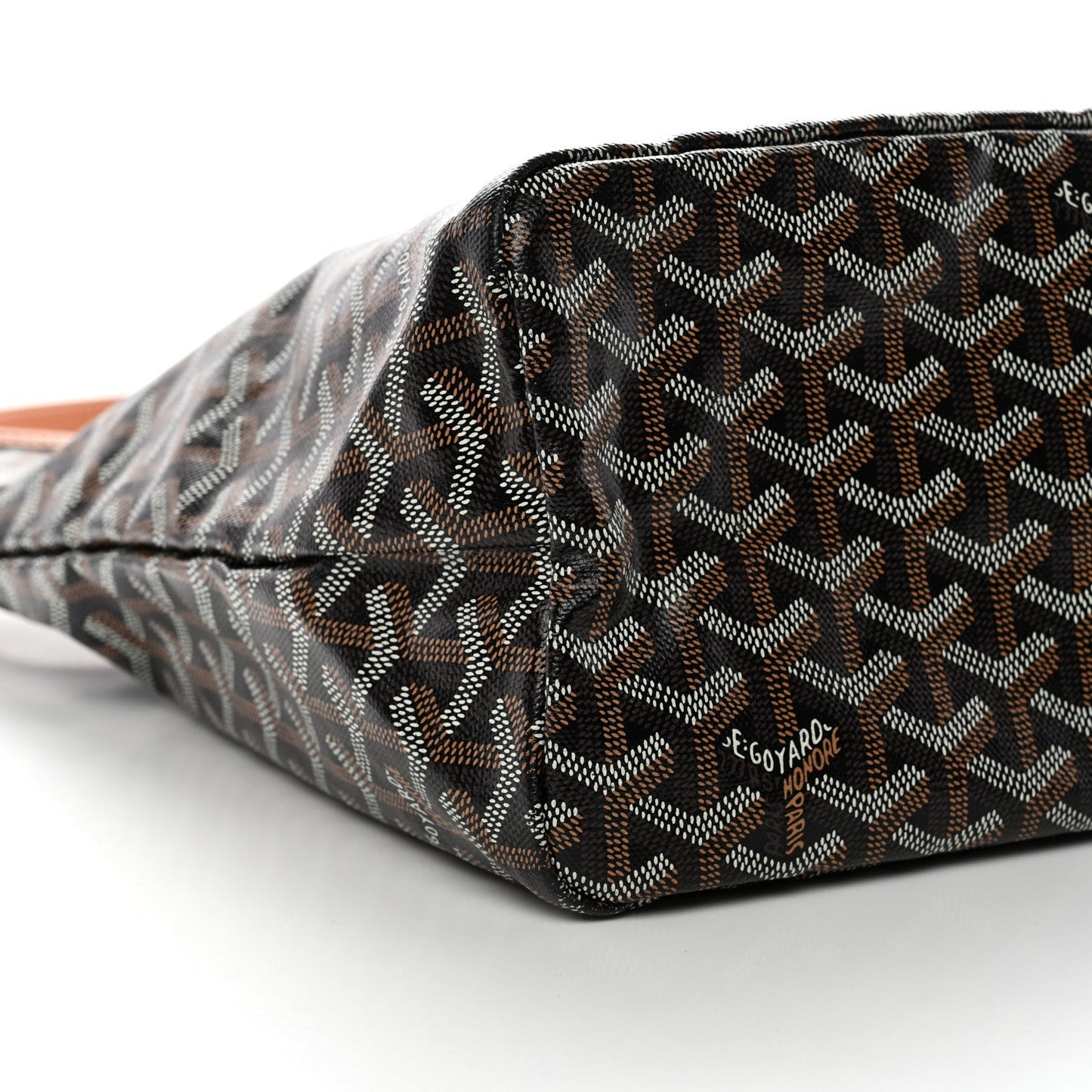 Goyardine Boheme Hobo Black Gold
