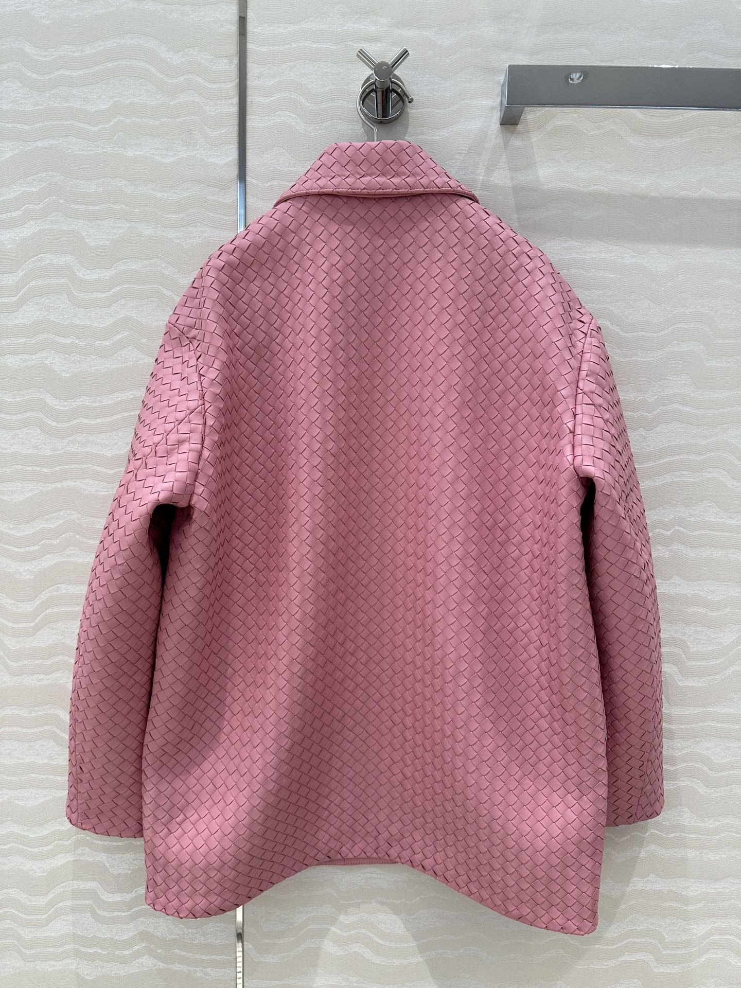 BV Jacket in Pink Lambskin