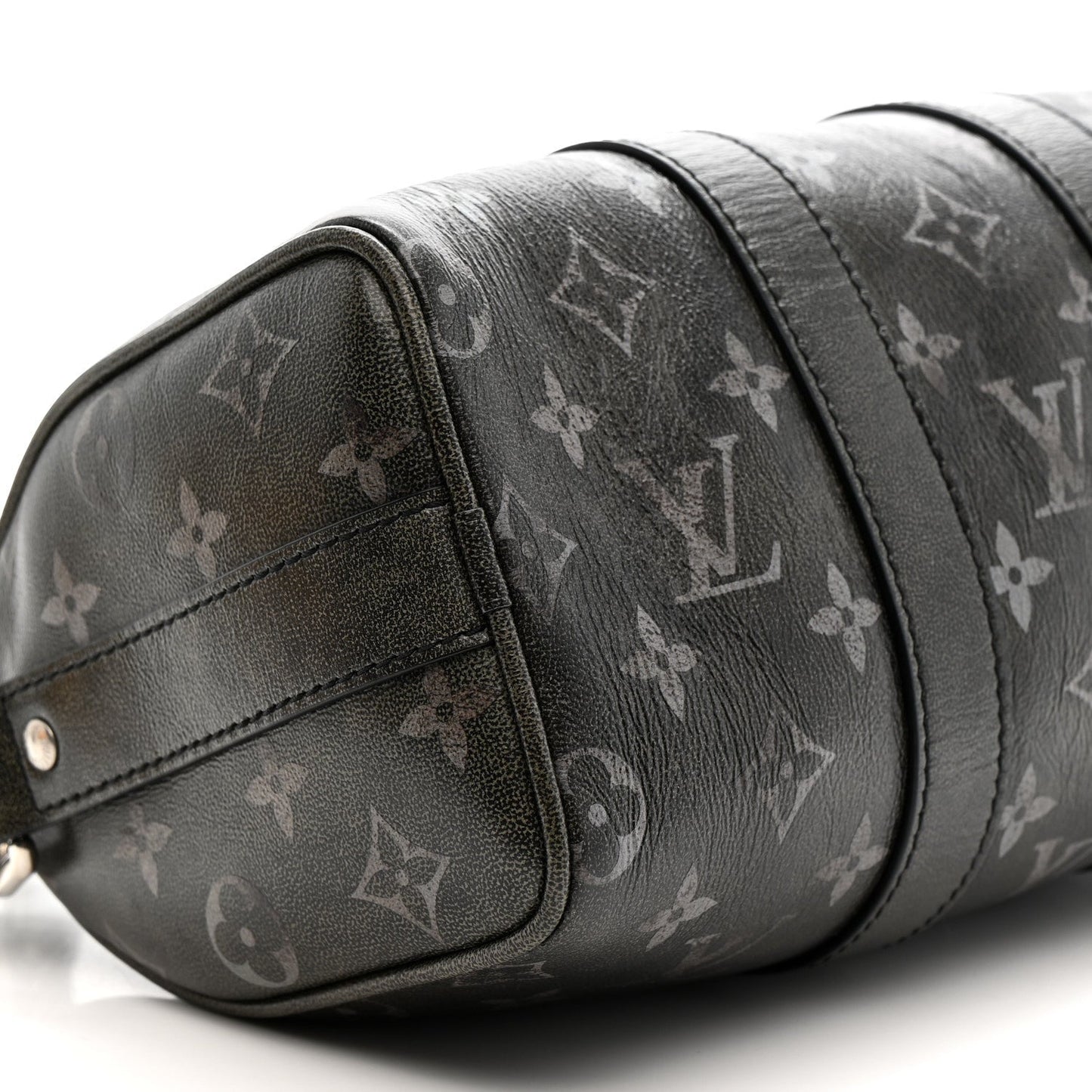 Brushed Monogram Eclipse Keepall Bandouliere 25