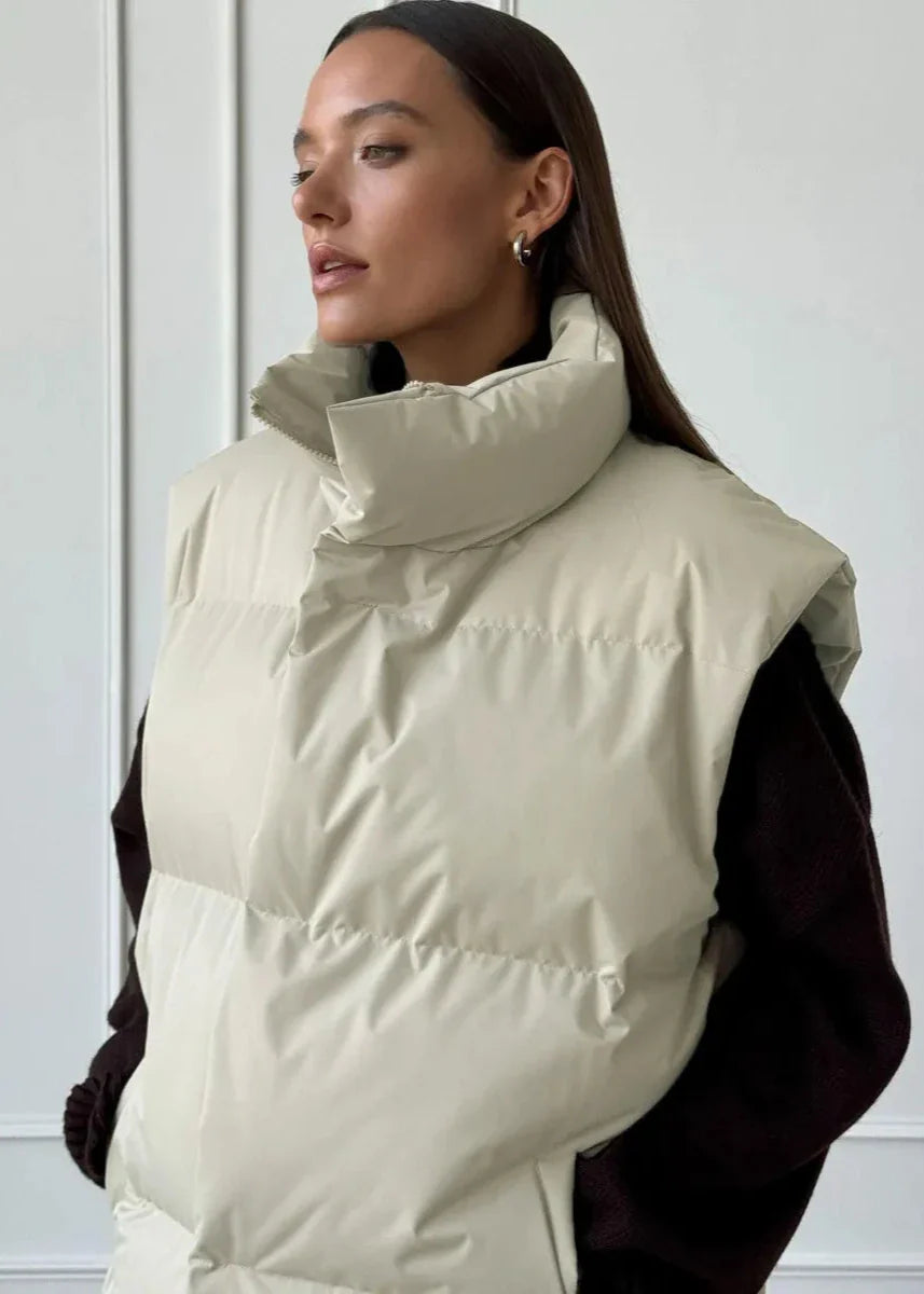 Padded Cotton Vest - European and American Fall/Winter Style