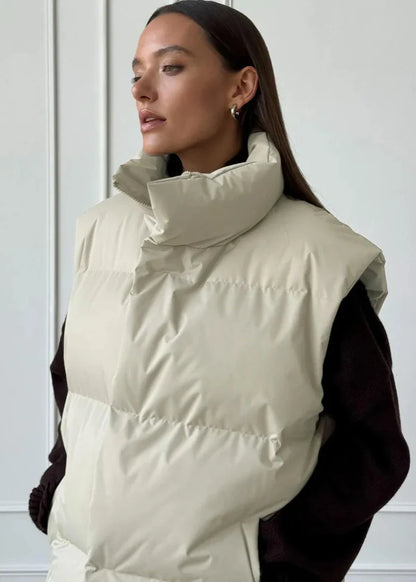 Padded Cotton Vest - European and American Fall/Winter Style