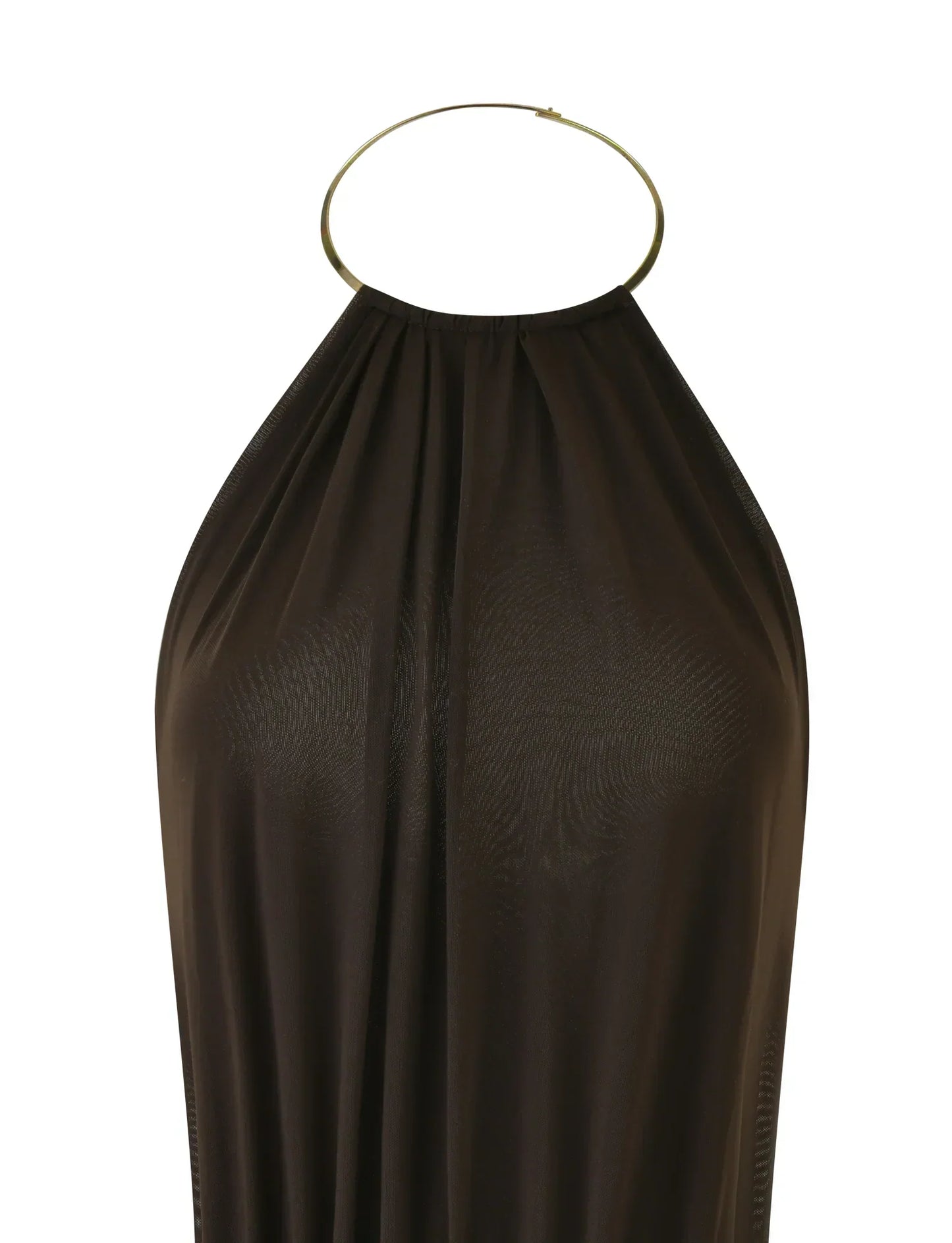 Evanna Mini Dress - Brown : Chocolate