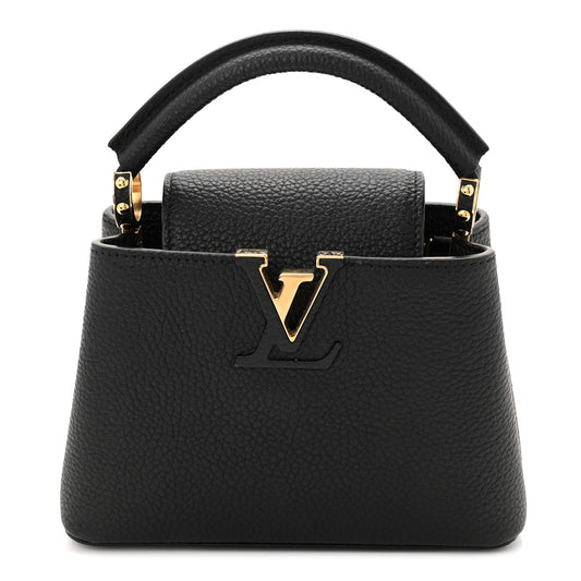 Taurillon Mini Capucines Black