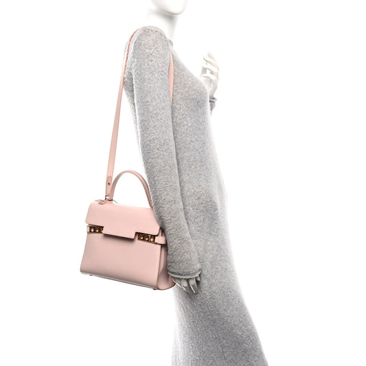 Calfskin MM Tempete Satchel Light Pink