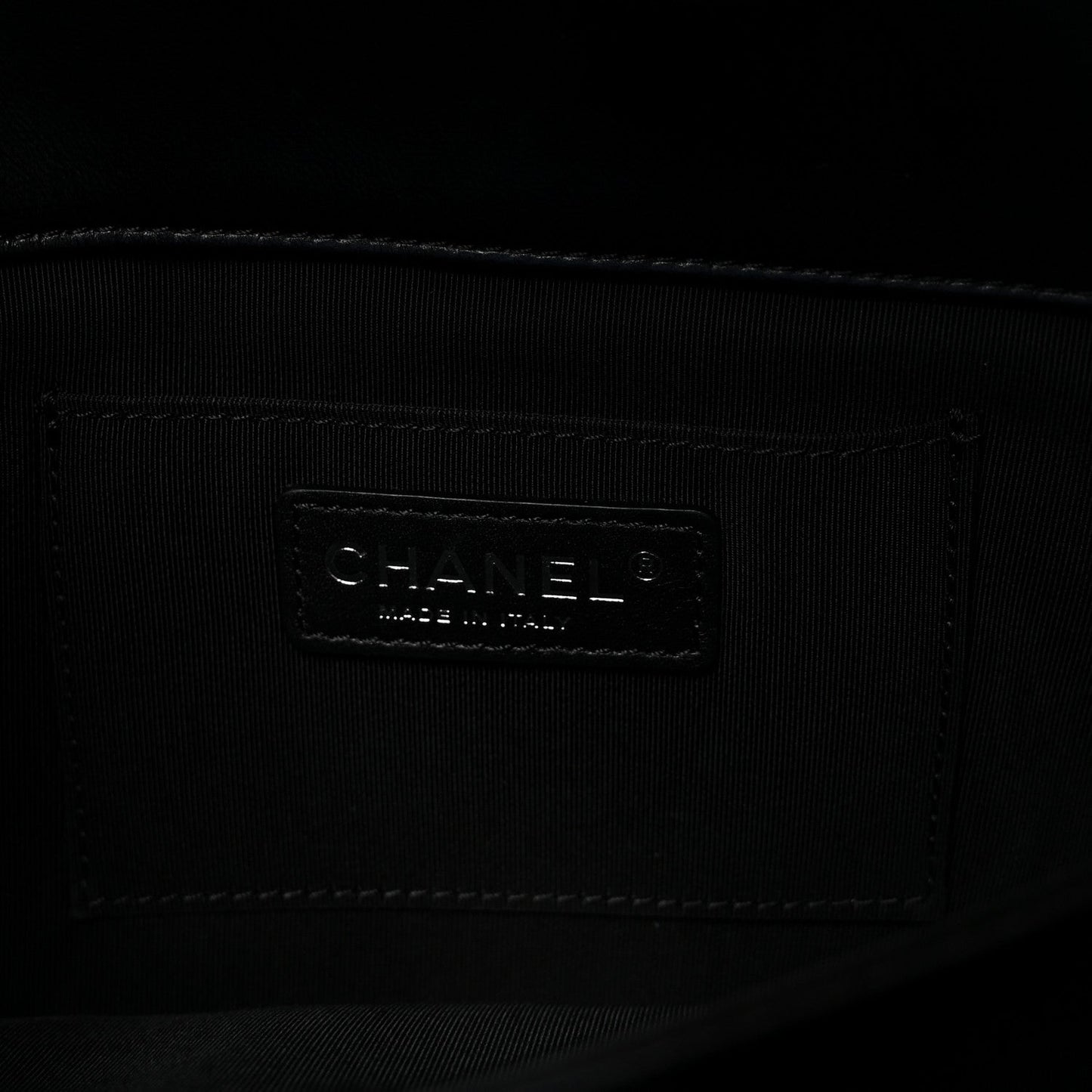 Lambskin Quilted Fold Up Again Clutch Black
