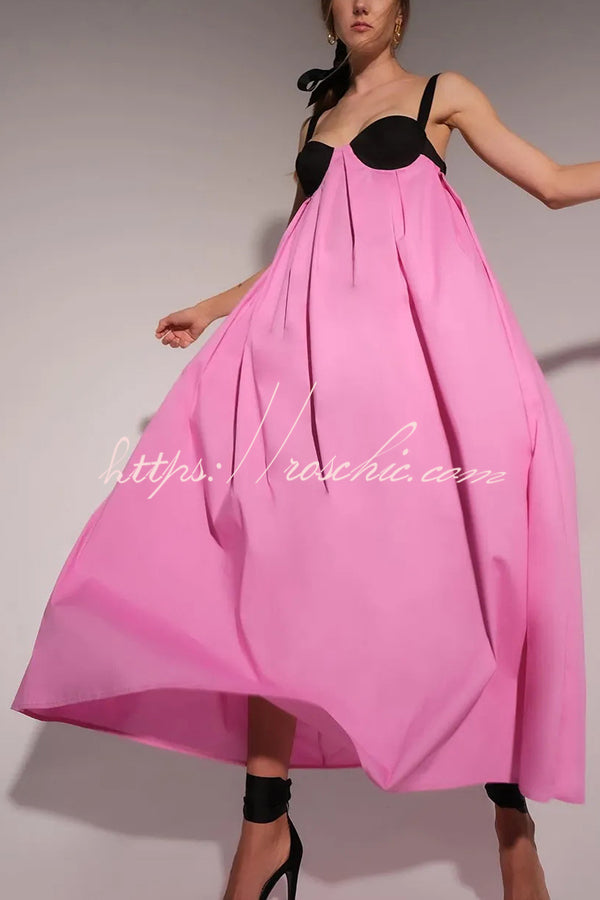 Sexy Sleeveless Backless Lace Up Maxi Dress