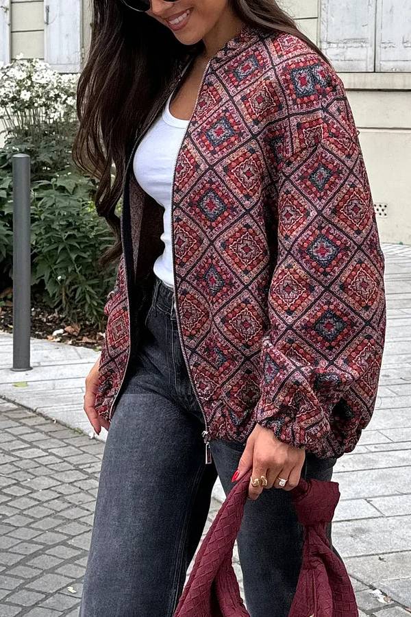 Chaqueta versátil retro de moda