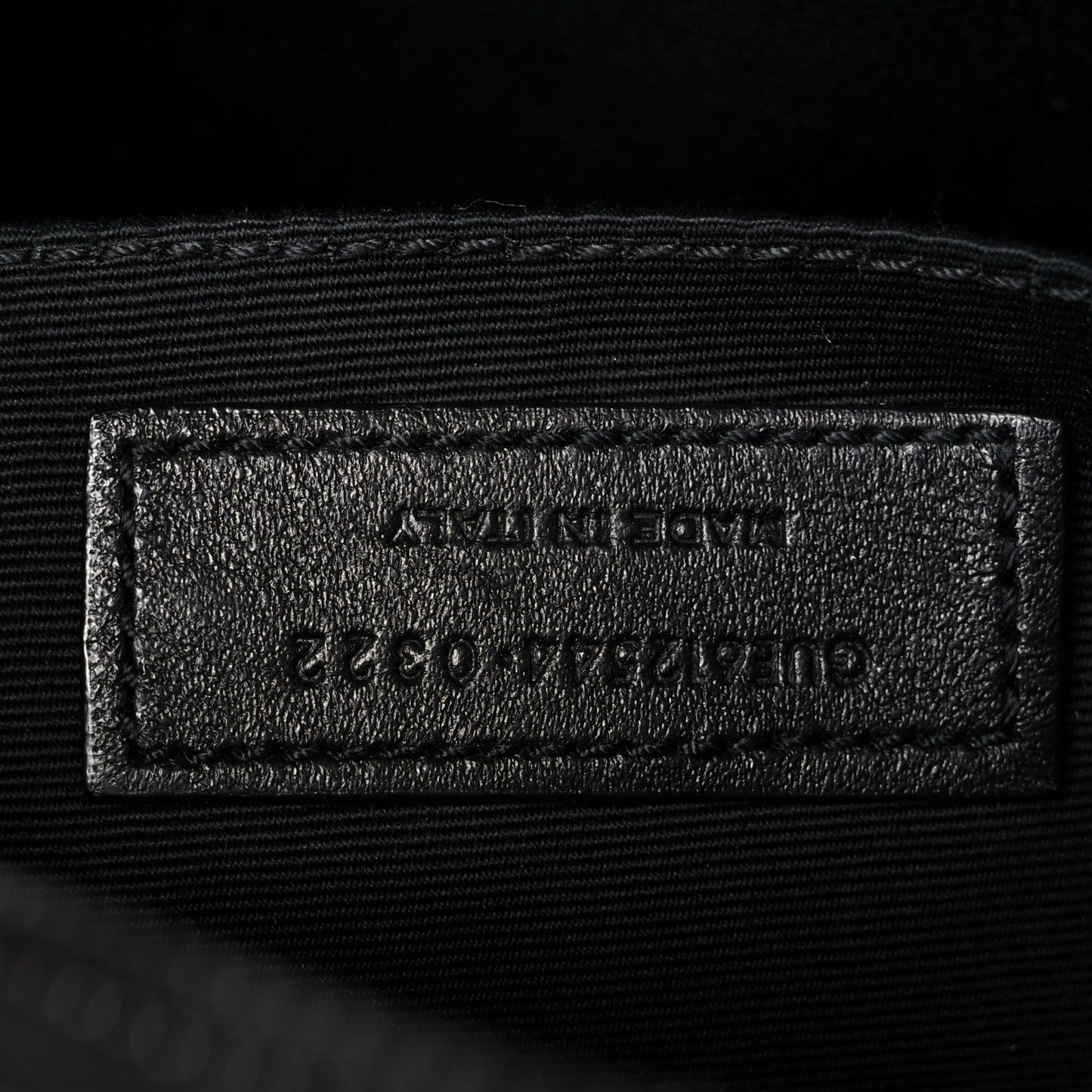 Calfskin Matelasse Monogram Monochrome Lou Camera Bag Black