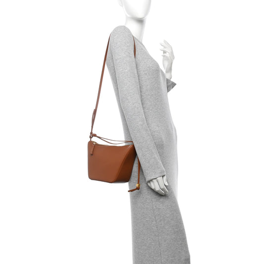 Calfskin Mini Hammock Hobo Tan