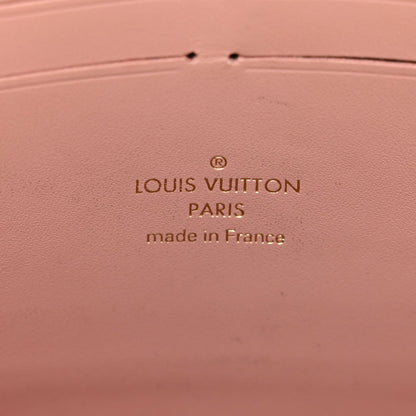 Damier Ebene Croisette Chain Wallet Magnolia