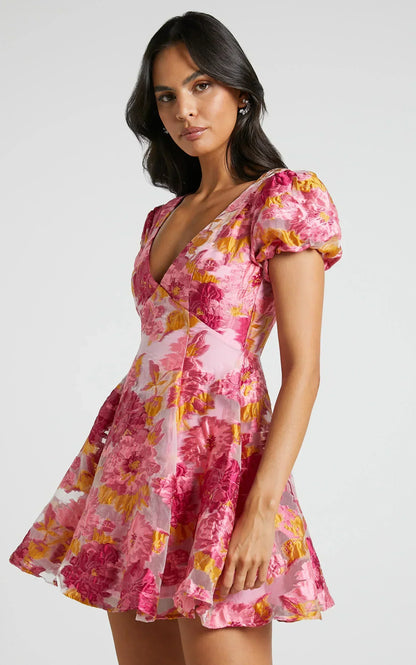 Brailey Jacquard Mini Dress