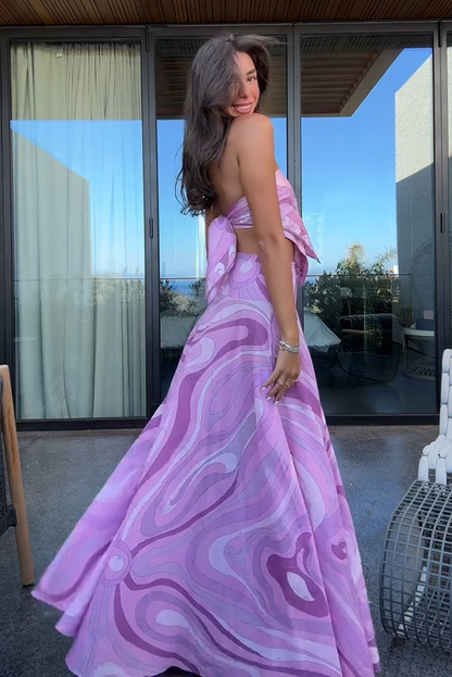 Roca Pink Skirt Set