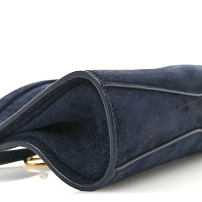 Suede Le Click East West Small Bag Midnight