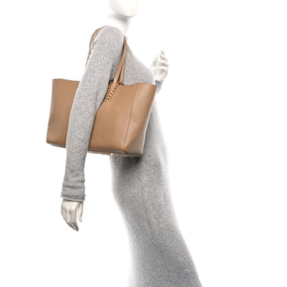 Grained Calfskin Small Cabata Soft Tote Lionne