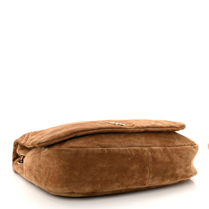 Suede Matelasse Monogram Large Jamie 4.3 Snuff