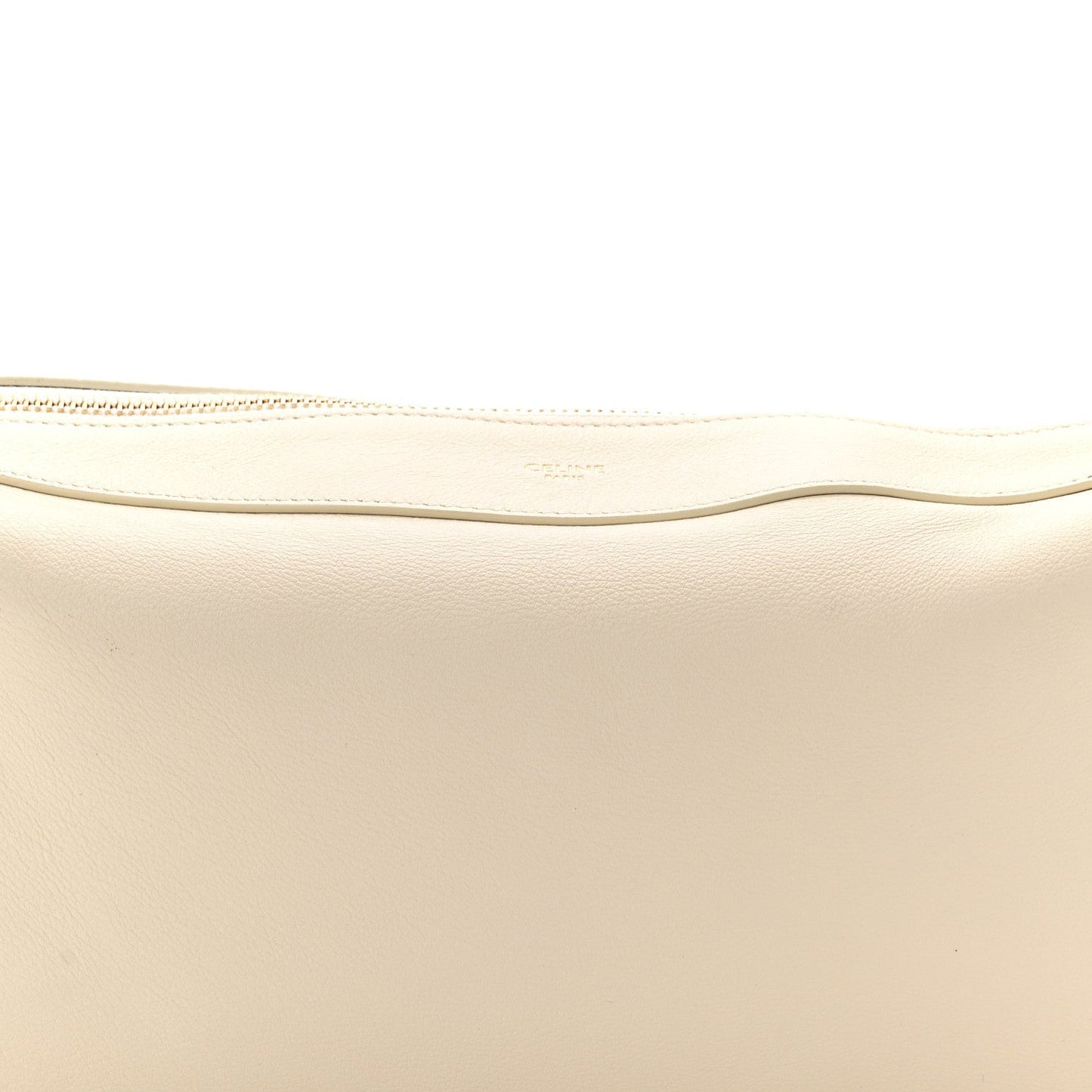 Supple Calfskin Medium Romy Shoulder Bag Rice