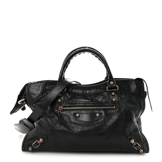 Agneau Giant 12 Gold Hardware City Black