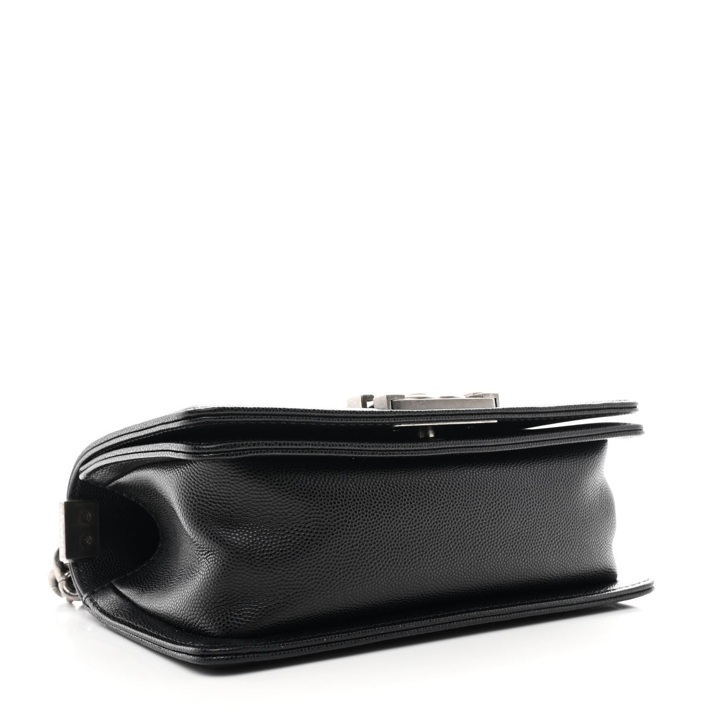 Caviar Quilted Small Boy Flap Black