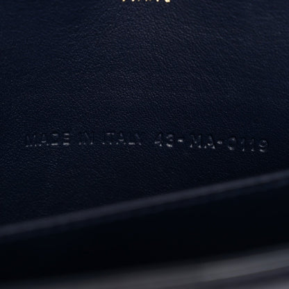 Patent Cannage Lady Dior Clutch Blue