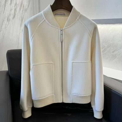 HERMES 25S SHORT CASHMERE COAT 281