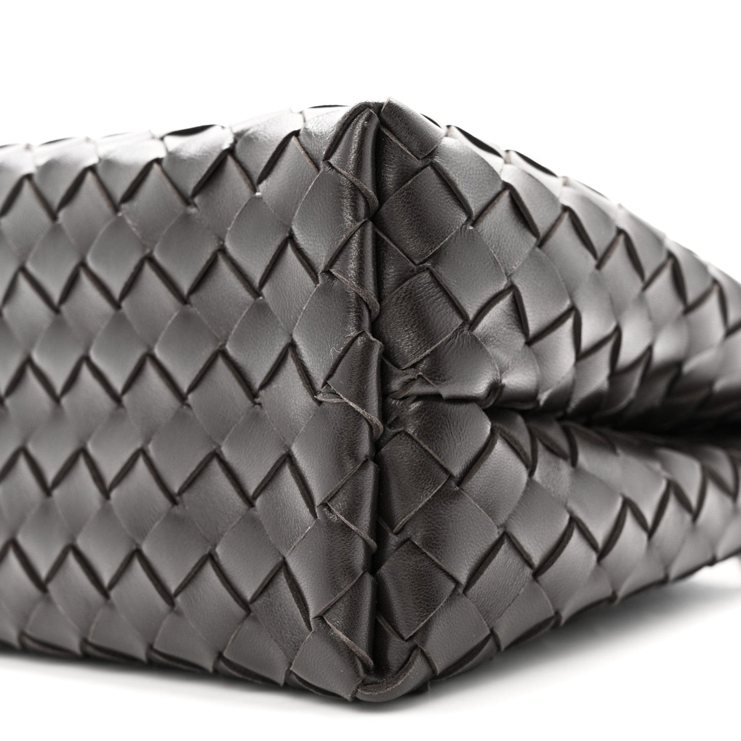 Nappa Intrecciato Medium Andiamo Shoulder Bag Fondant