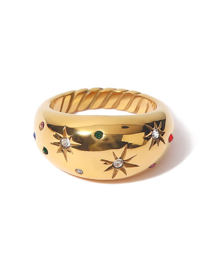 Anillo de cúpula de noche estrellada 