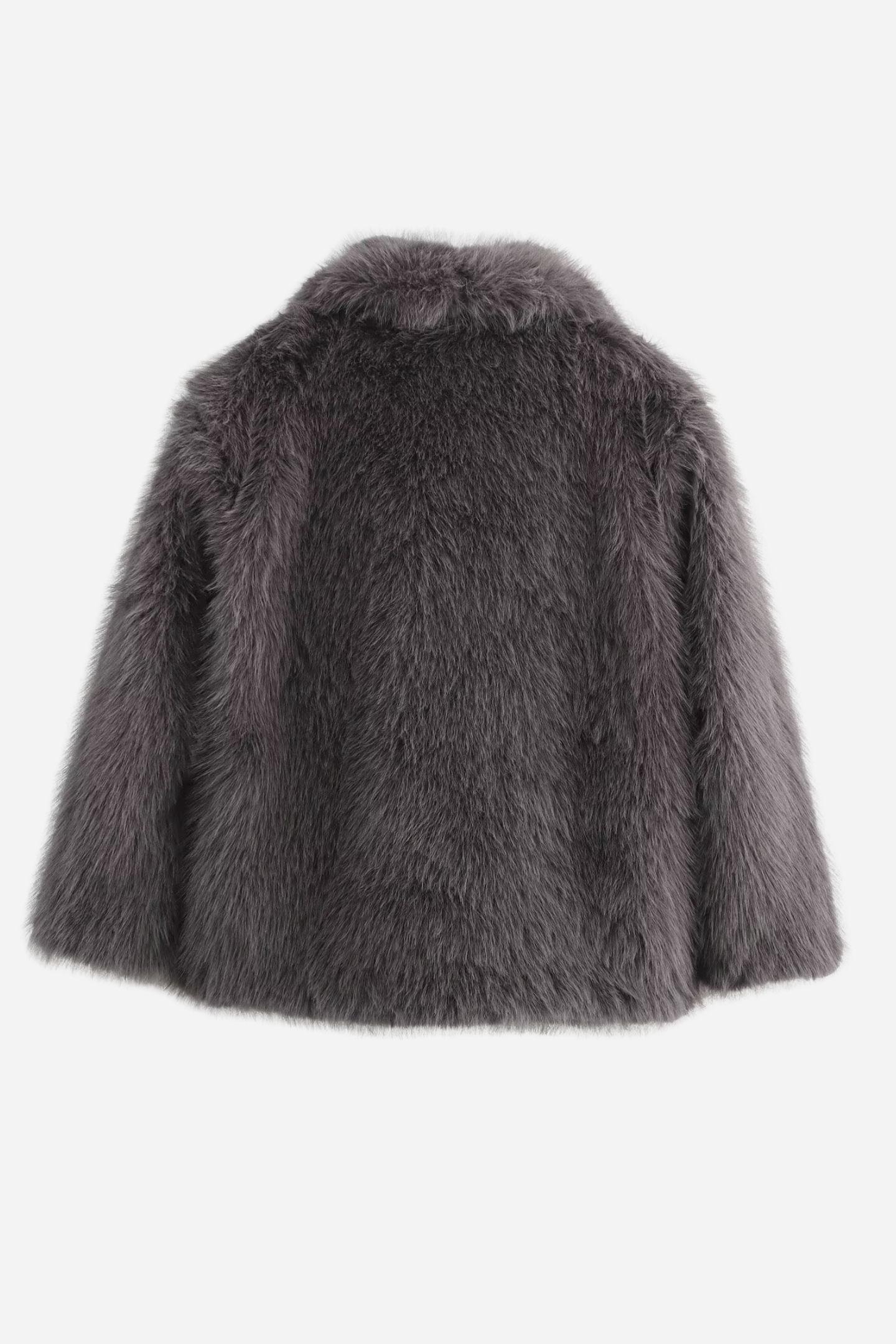 Chaqueta con cuello chal de piel sintética Lucy 
