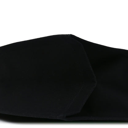 Linen Calfskin Rive Gauche Tote Black