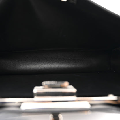 X MARC JACOBS Vitello Seta Shiny Nappa Medium Peekaboo I SEE U Satchel Black