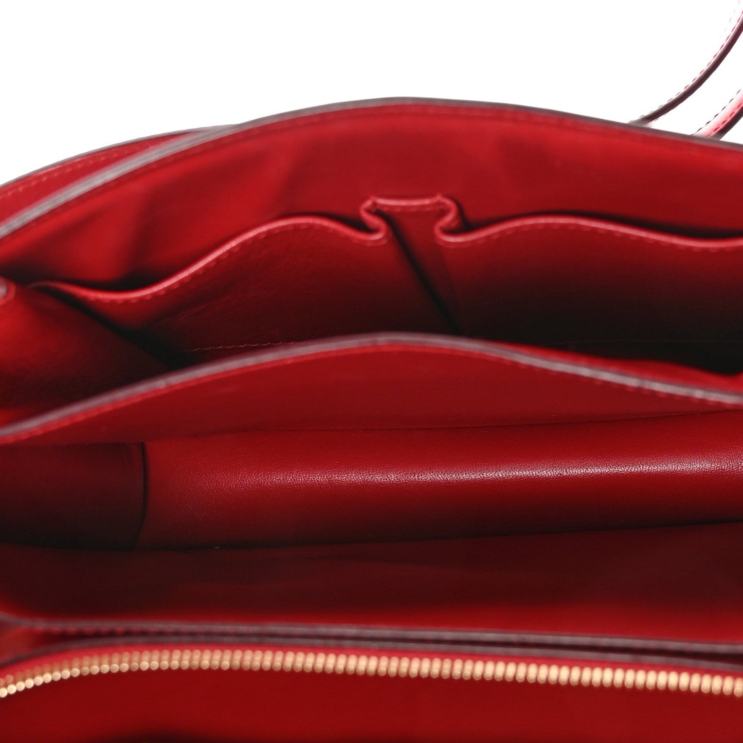 Box Calfskin Medium Classic Box Flap Bag Red